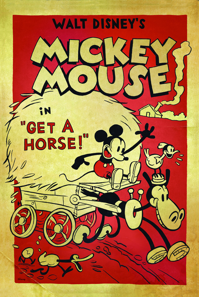 Mickey Mouse in Get a Horse poster
