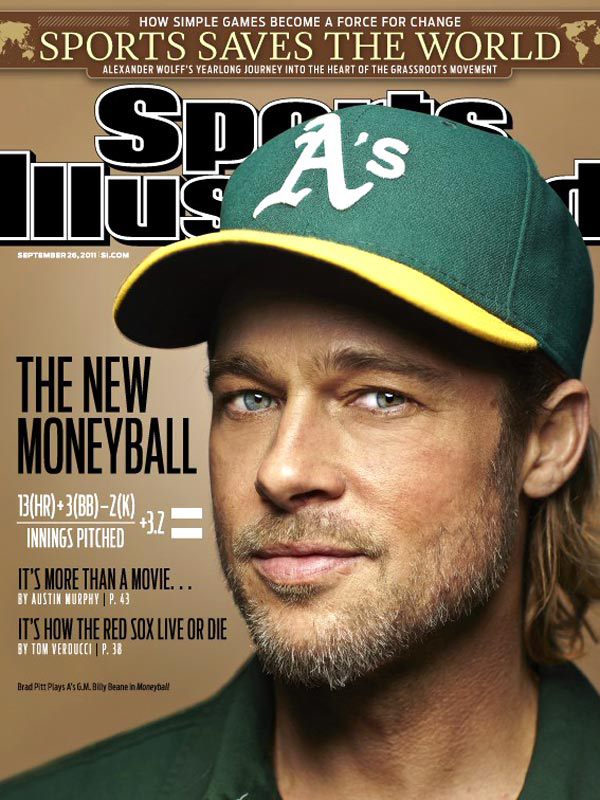 Bradd Pitt graces the cover of Sports Illustrated