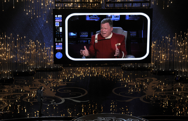 William Shatner at the Oscars
