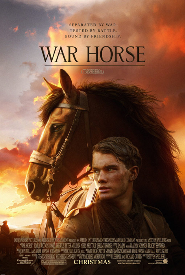 Steven Spielberg gets you ready for Christmas with this War Horse poster