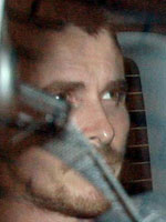 Christian Bale leaves Belgravia Police Station in central London