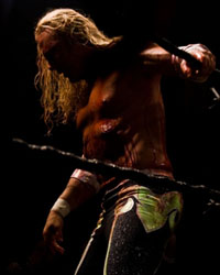 Mickey Rourke in The Wrestler