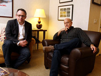 (from left) Bill Condon and Laurence Mark